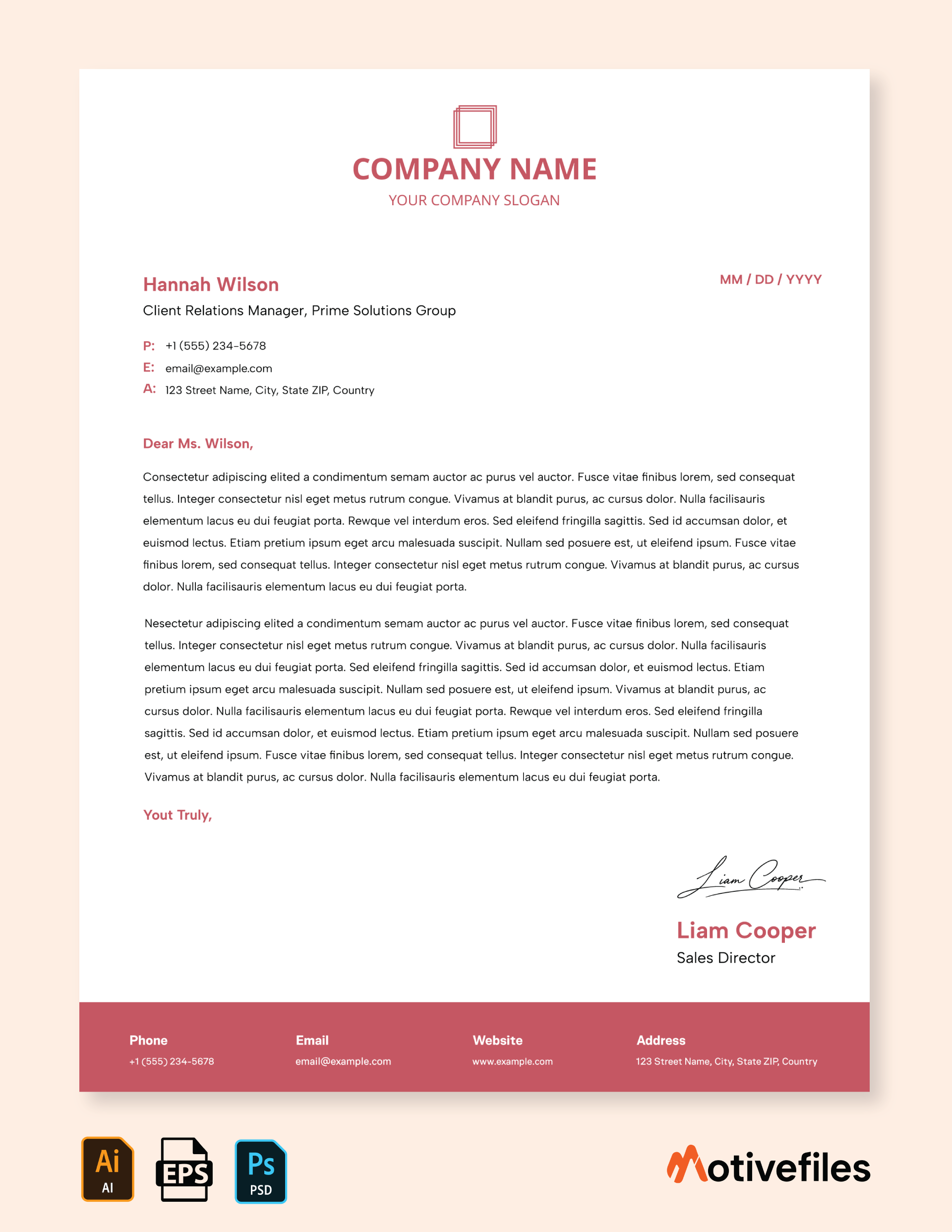 Formal Letterhead