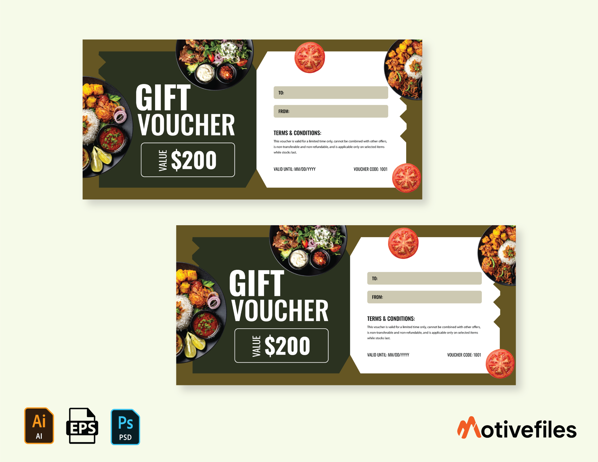 Restaurant Gift Voucher