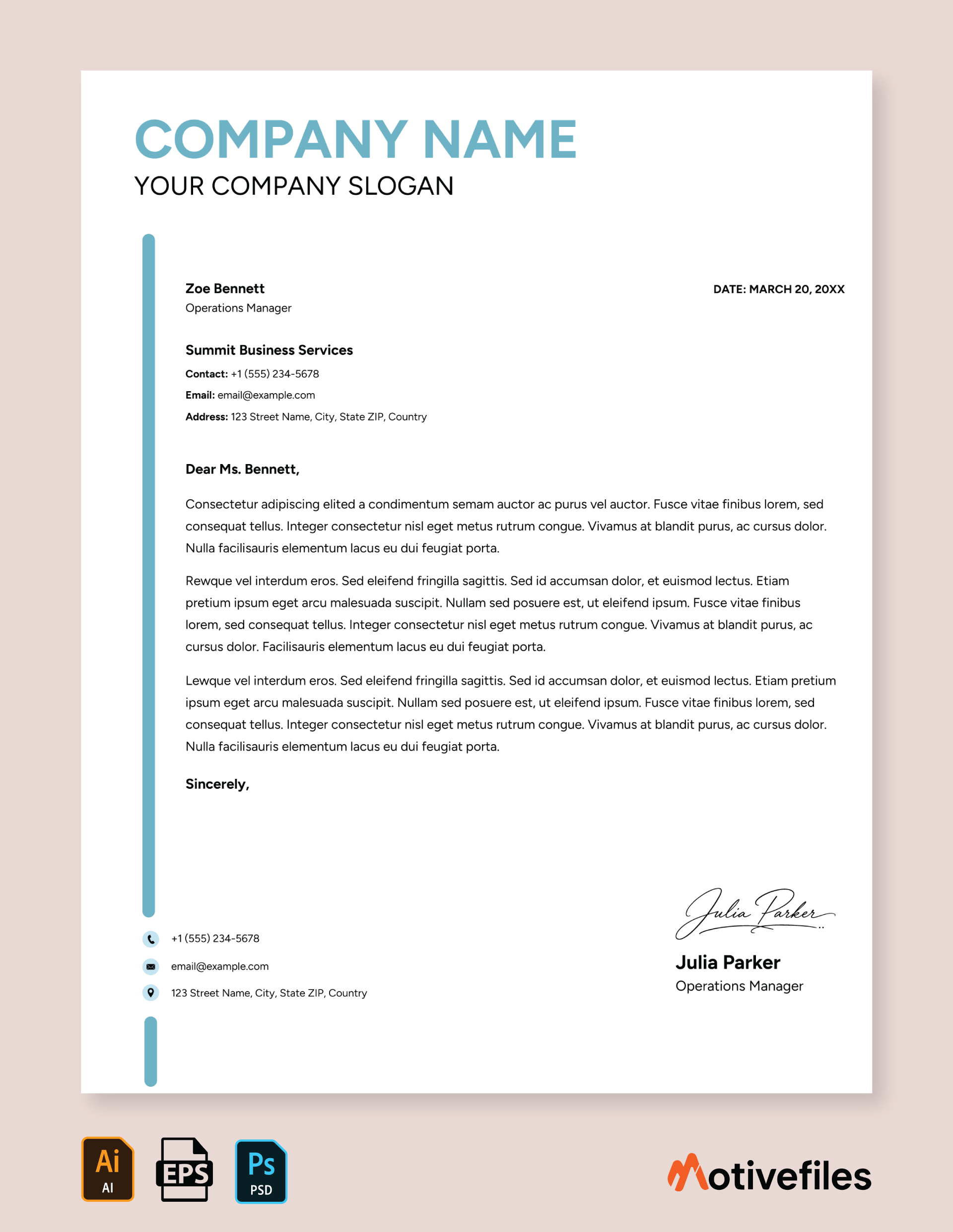 A4 Letterhead