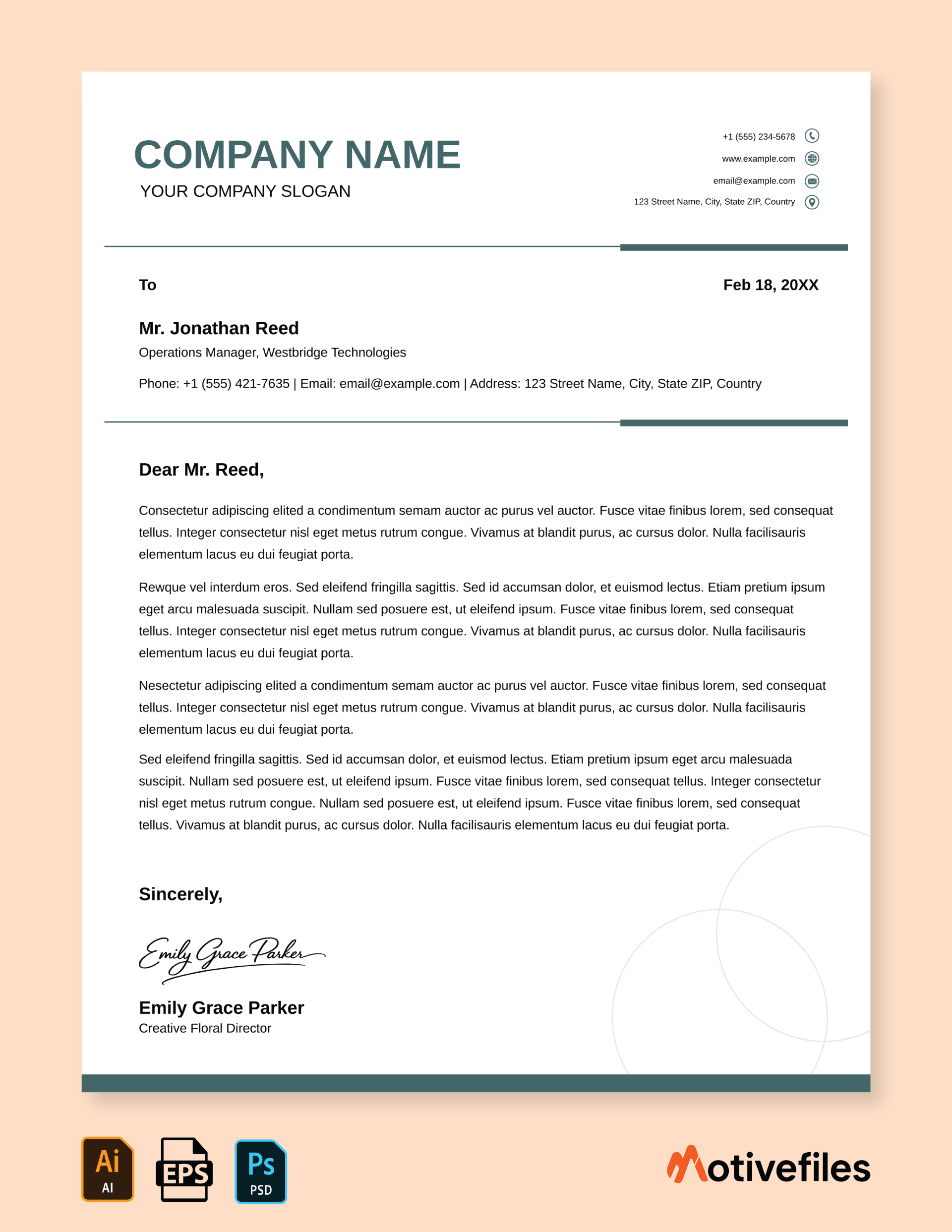 Corporate Letterhead