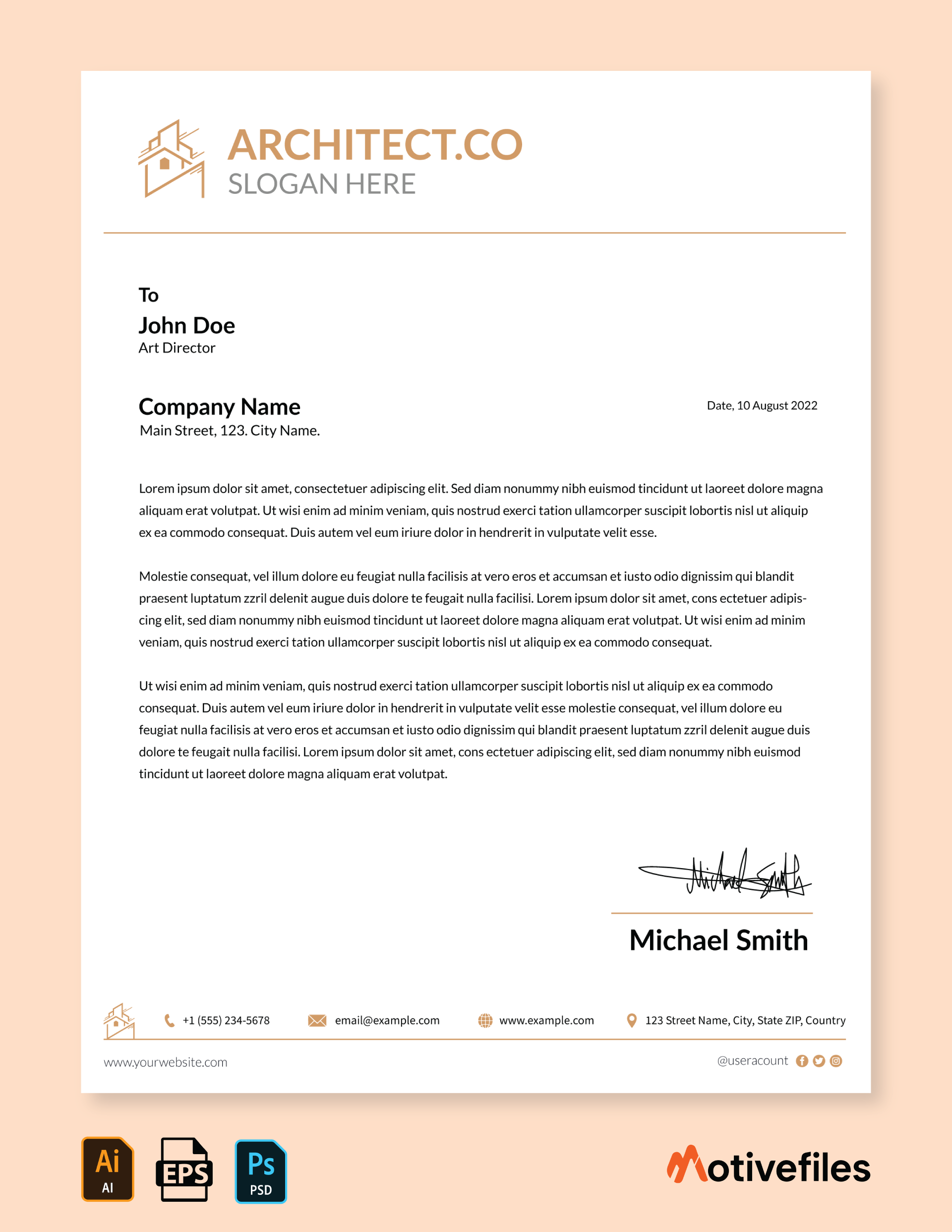 Clean Letterhead