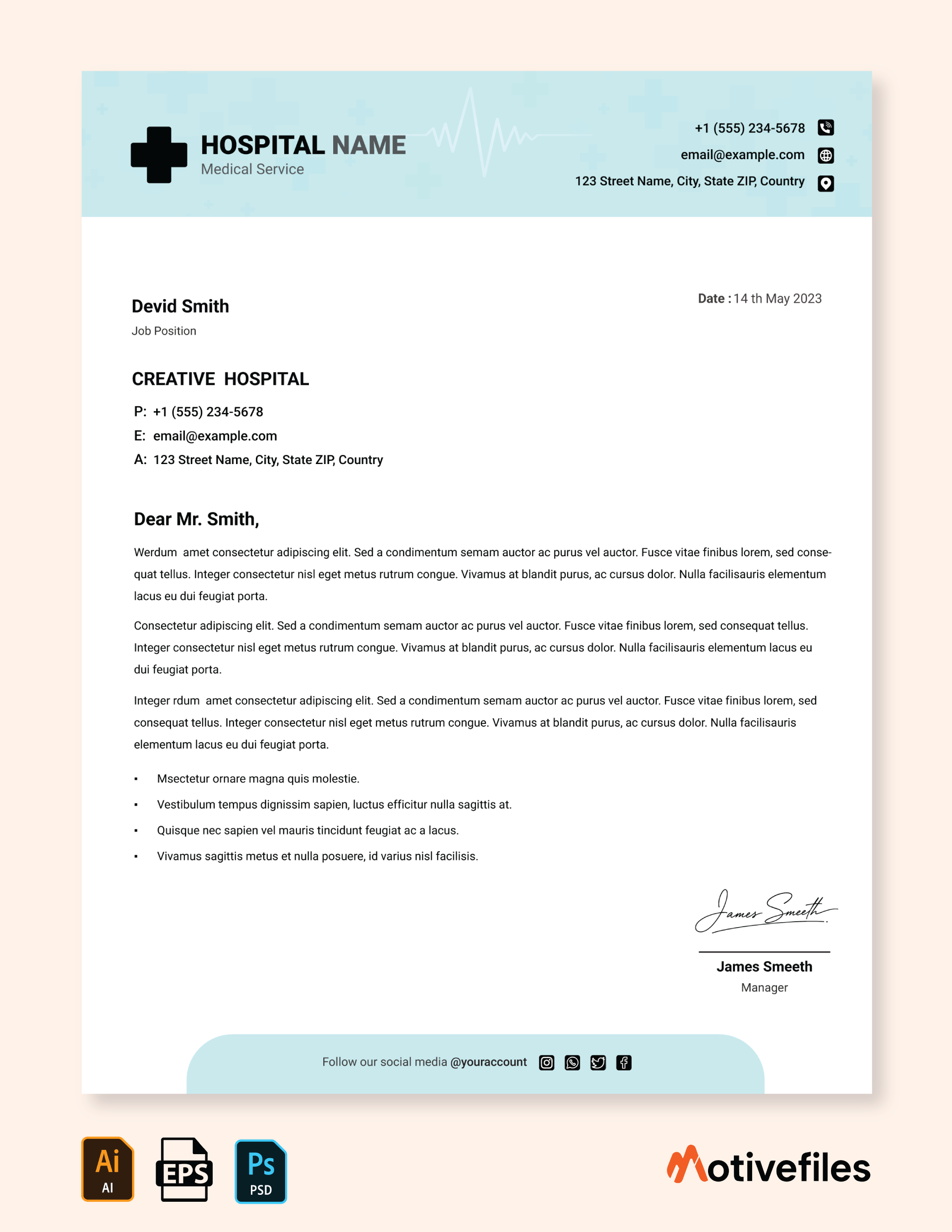 Minimal Business Letterhead