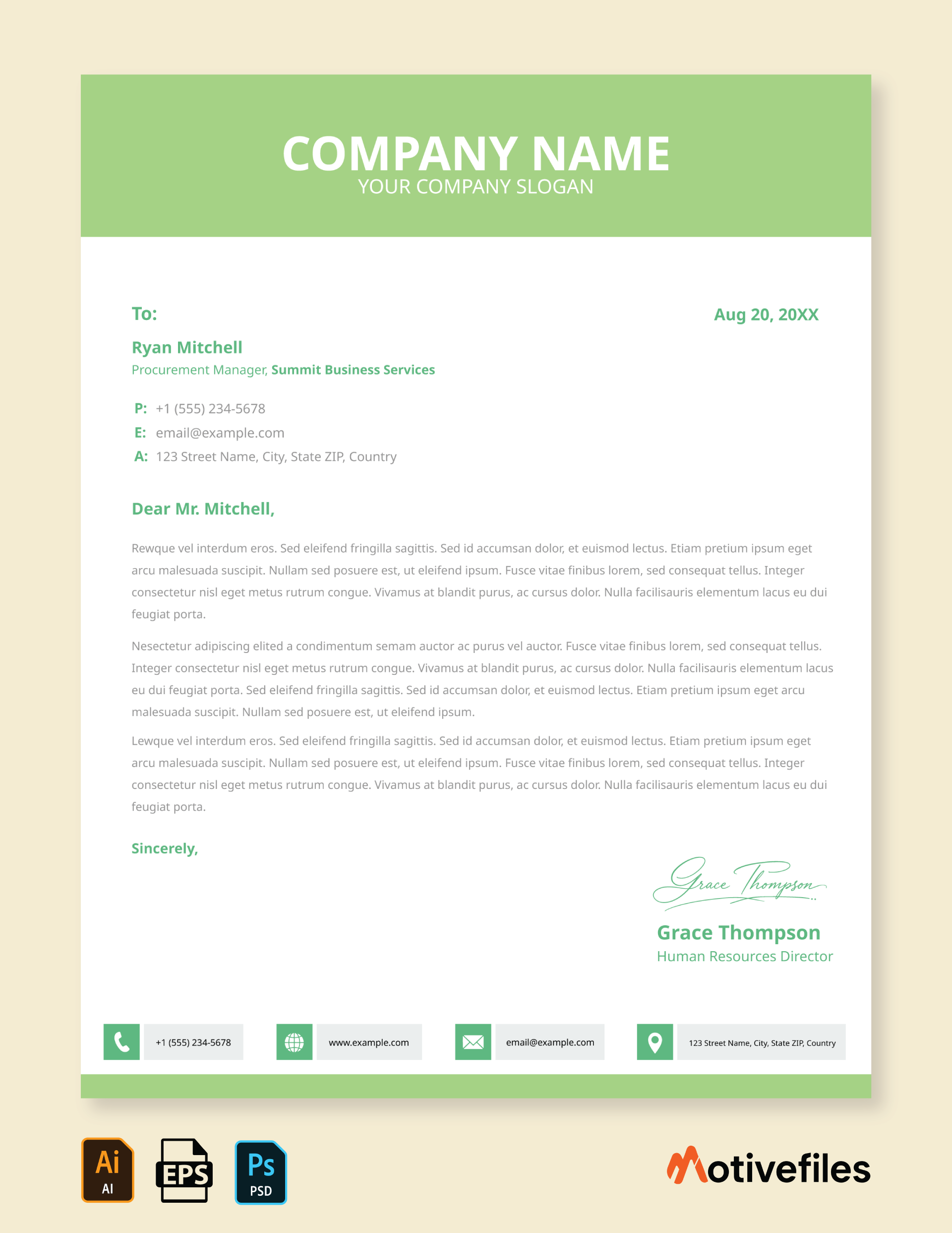 Simple Letterhead