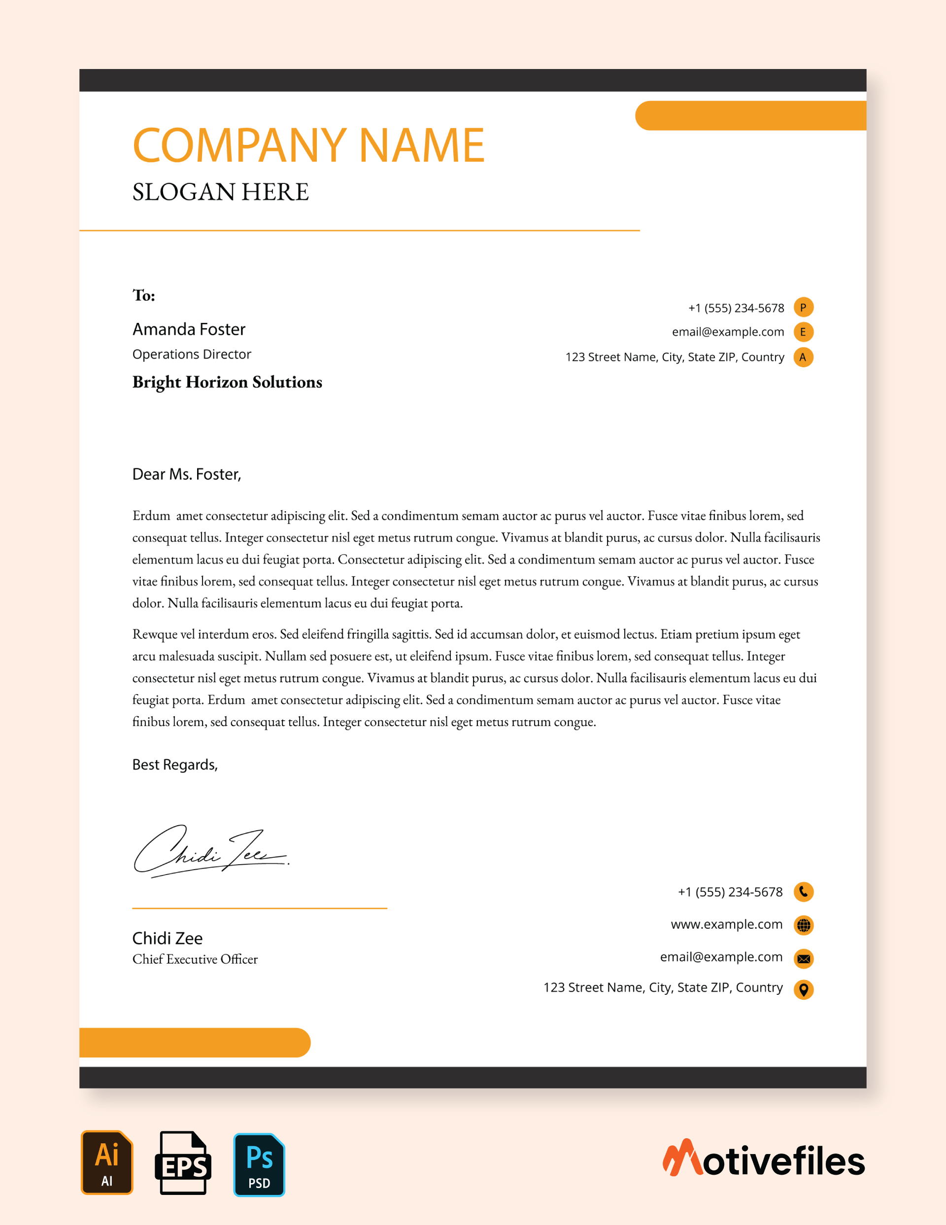 Elegant Letterhead